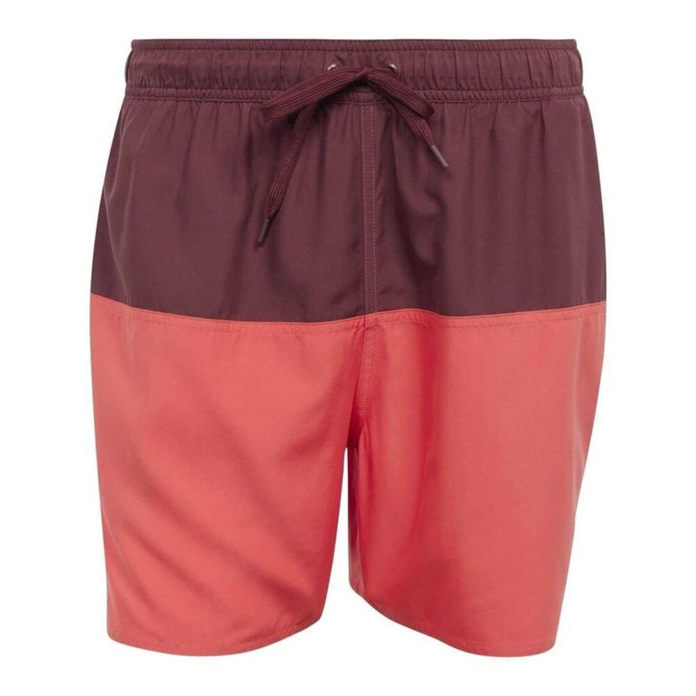 Adidas Mens CLX Colour Block Mesh Swim Shorts / Red